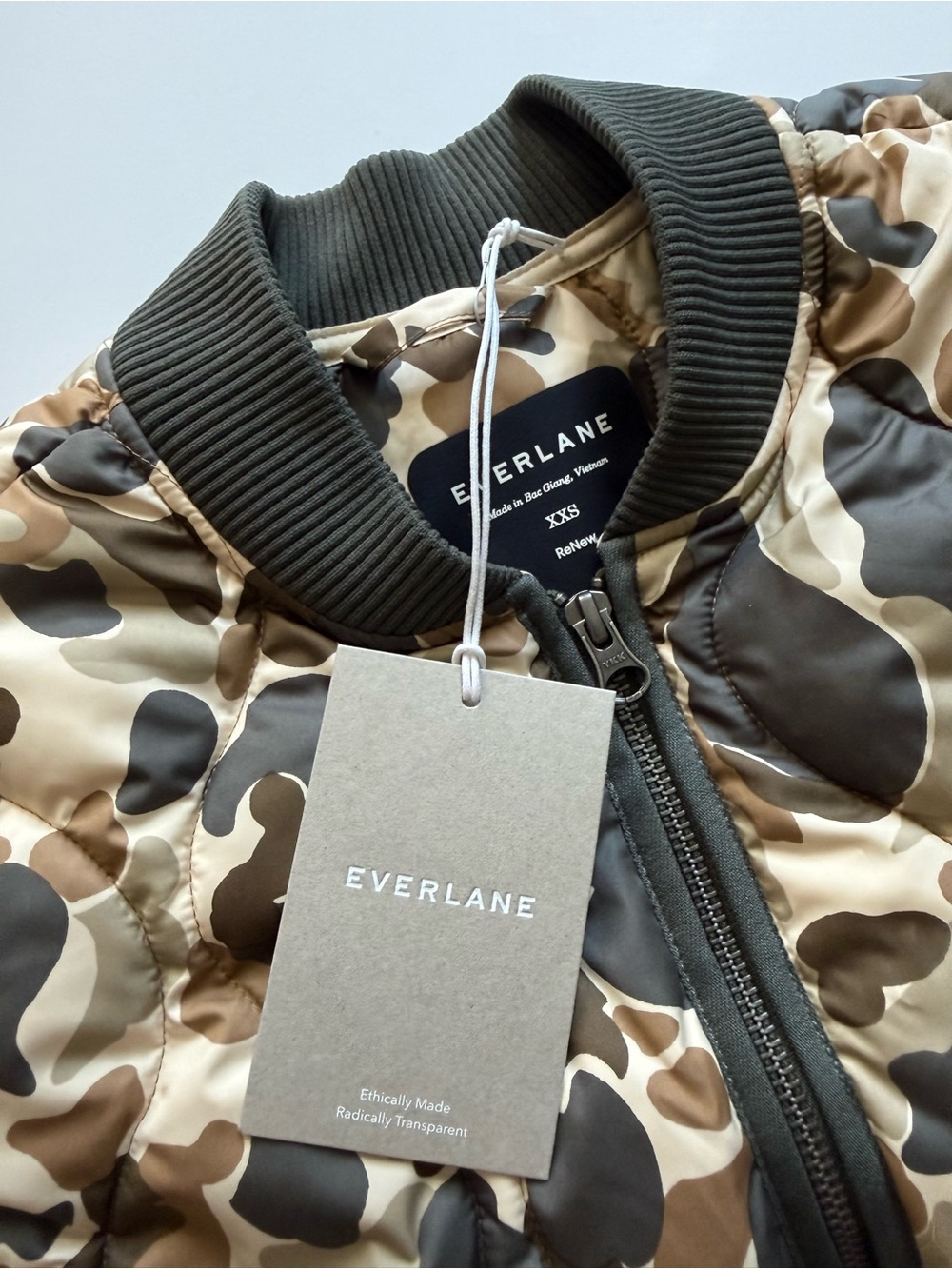 Everlane Women’s THE RENEW LONG LINER Quilted puffer jacket size XXS - Picture 6 of 15